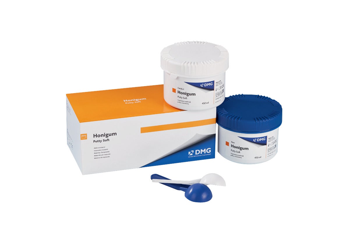 Produktbild - VF000145790 - Knådmassa A-silikon mjuk med snabb stelningstid 2x450ml