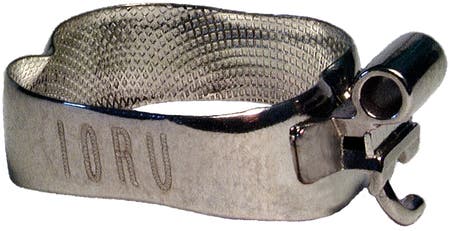 Produktbild - VF000134484 - Buckaltub konvertibel för första molar vänster överkäke med enkel tub och EOD rör 0.022"/0,051" torque 0° rotation 8° 4,2mm krok headgear-rör