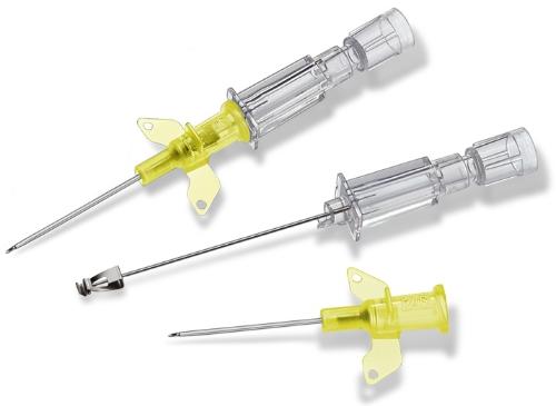 Produktbild - VF000123275 - Infusionskanyl utan injektionsport med stickskydd gul 24G 0,7x19mm