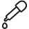Ikon som illustrerar en pipett.