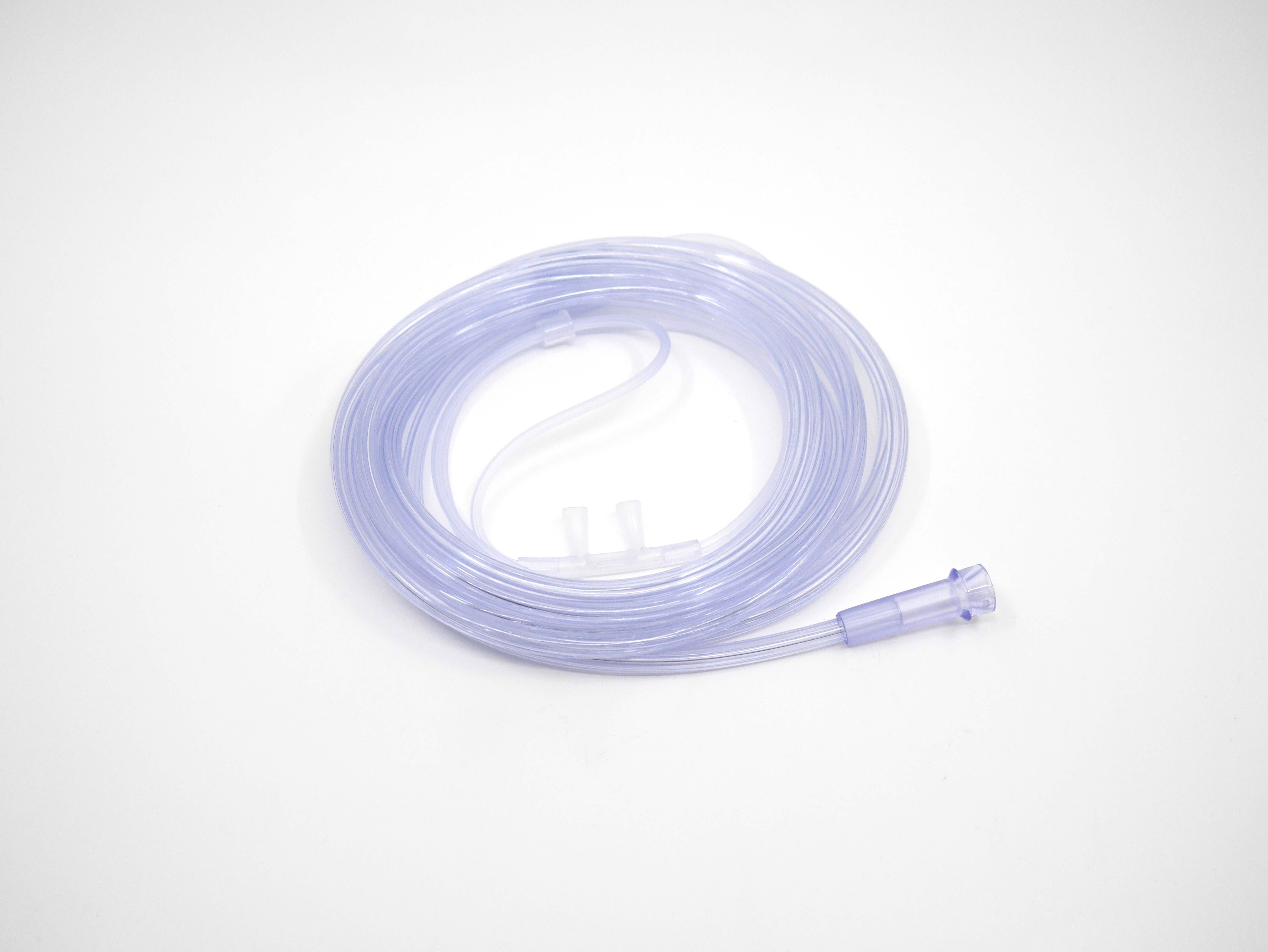 Produktbild - VF7000078 - Syrgasgrimma mjuk med koniska näskanyler och slang vuxen 2,1m