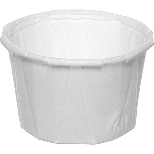 Produktbild - 66099 - Medicinbägare papper för torra läkemedel 29ml Ø42x26mm