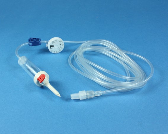 Produktbild - VF000123260 - Infusionsaggregat gravitation med flödesregulator 320cm
