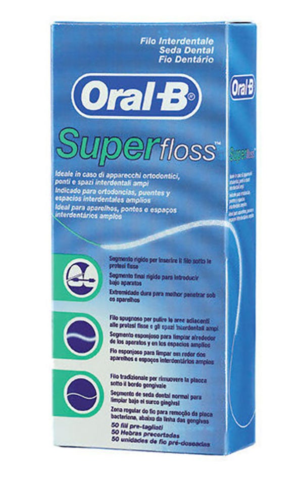 Produktbild - 63152 - Tandtråd tunnare trådar för implantat och broar 50-pack