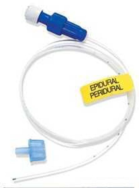 Produktbild - 83084 - Epiduralkateter med konnektor 3 laterala hål etikett och ledare 18G 90cm
