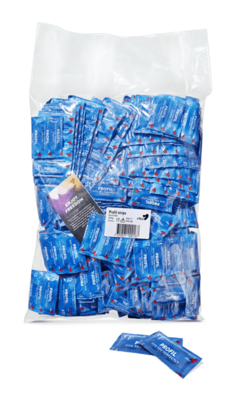 Produktbild 2 - 60819 - Kondom profilerad 53mm Profil 500-pack