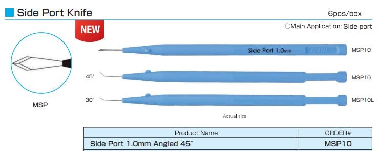 Produktbild - VF000108723 - Sidoportskniv 45 grader 1,0mm 6-pack