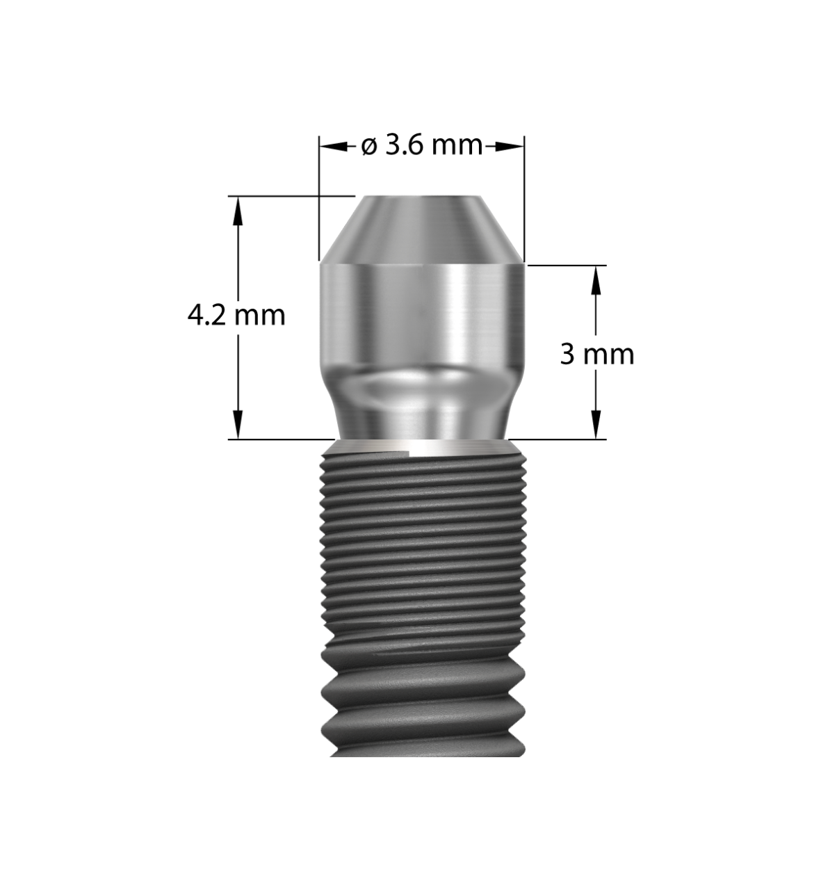 Produktbild - VF000178351 - Skruvretinerad uni-distans EV 3,6-3mm