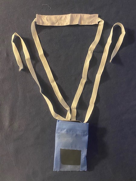 Produktbild - 58533 - Väska/fodral för EKG-telemetri Holter engångs med fönster 7x7cm 10x15,5cm