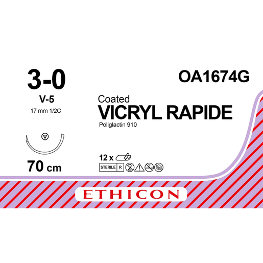 Produktbild - VF000148204 - VICRYL RAPIDE 3-0 V-5 70CM