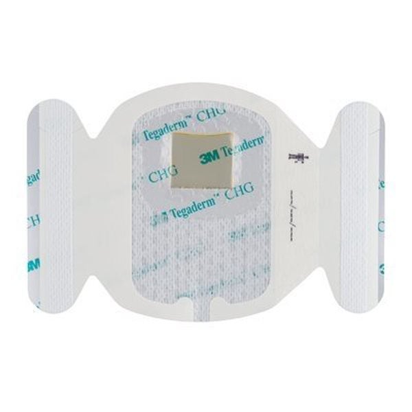 Produktbild - 59458 - Infartsfixering plastfilm med klorhexidinglukonat till VI-drän 6,5x7cm