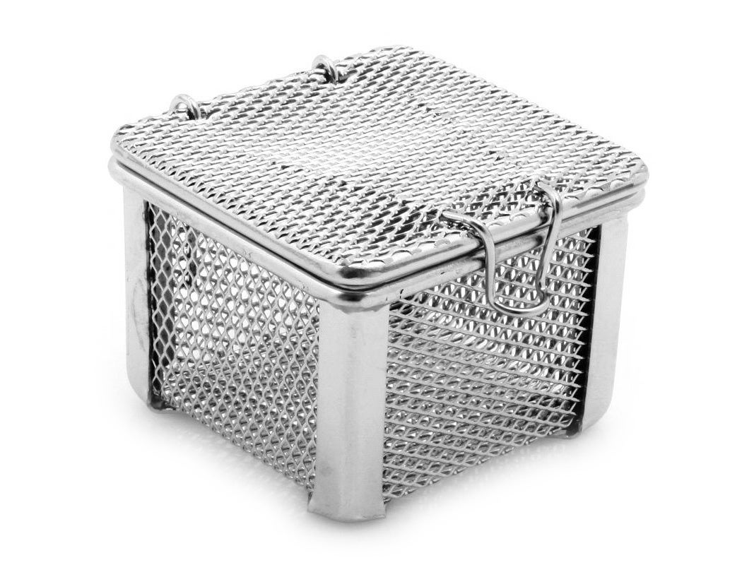 Produktbild - VF000193467 - Instrumentkorg 60X60X45mm m fast lock, hålstorlek cc 1,6mm