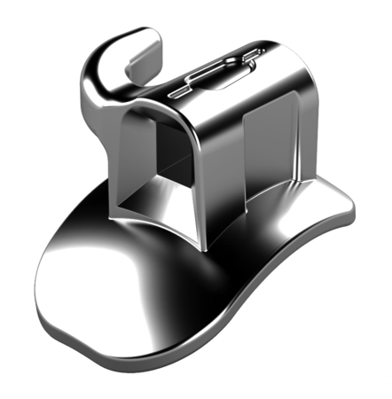 Produktbild - VF000136189 - DB Buckaltub rostfritt stål icke-konvertibel för andra molaren vänster överkäke 0.022" torque -14° angulerad 0° rotation 10° krok