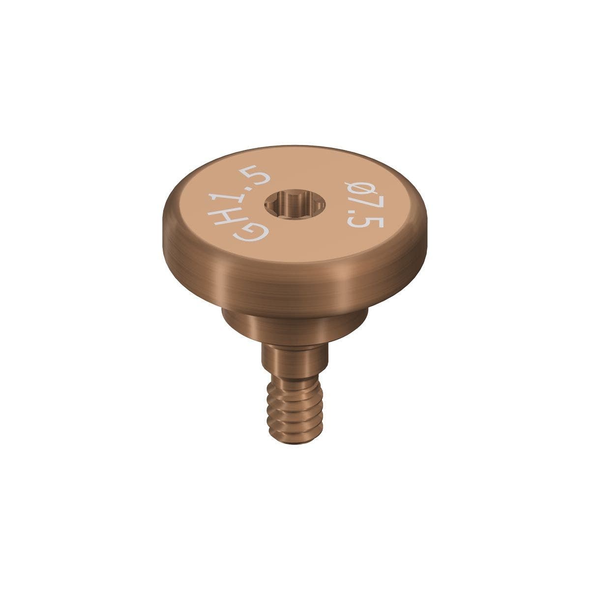 Produktbild 1 - 064.8214S - Läkdistans WB titan diameter 7,5 gingivahöjd 1,5 distanshöjd 2