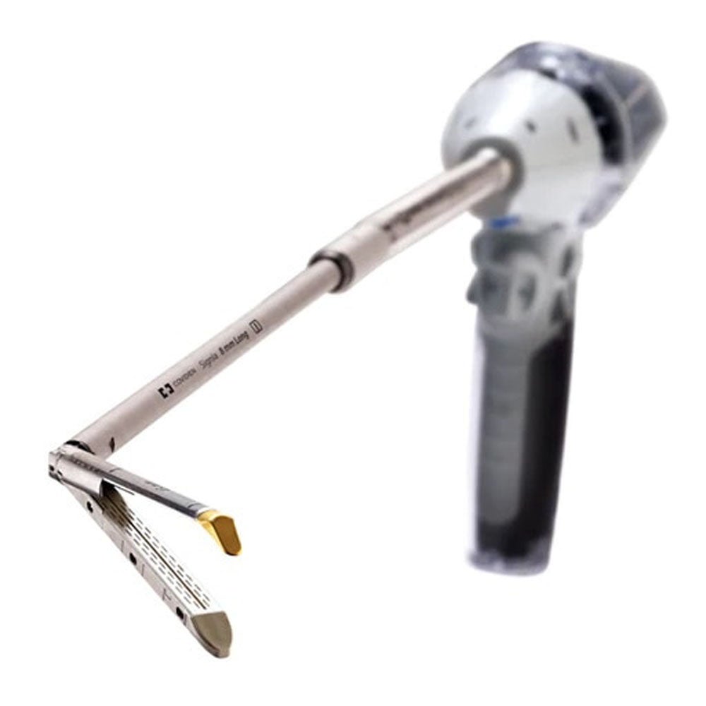 Produktbild - VF000163065 - 45MM SMALL DIAMETER CURVED TIP WHITE RELOAD 2,5MM, 2,5MM, SHAFT 24CM. VASCULAR/THIN TISSUE 45MM