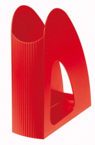 Produktbild - 58932 - Tidskriftssamlare plast röd invändiga mått A4 75x240x255mm