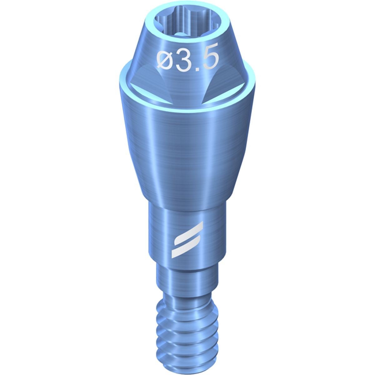 Produktbild - VF000179024 - Skruvretinerad distans NC steril 3,5mm gingivahöjd 2,5mm 0°