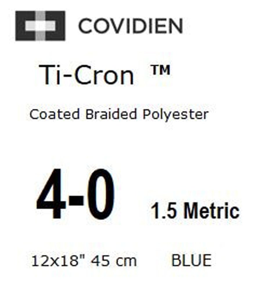 Produktbild - VF000150598 - TICRON™ 4-0 BLUE 12x45CM PRECUT x36