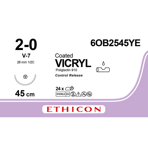 Produktbild - VF000148928 - VICRYL 2-0 V-7 6X45CM CR
