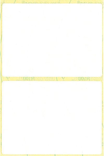 Produktbild - 57882 - Etikett kantin FASSON LW/R100 101x74mm 1500