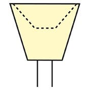 Produktbild - VF000175862 - Förpolerare kopp stor gul 12-pack