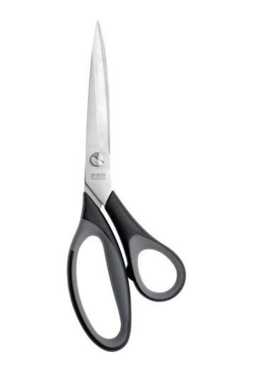 Produktbild - 60123-1 - Kökssax rostfri med plasthandtag svart 23cm