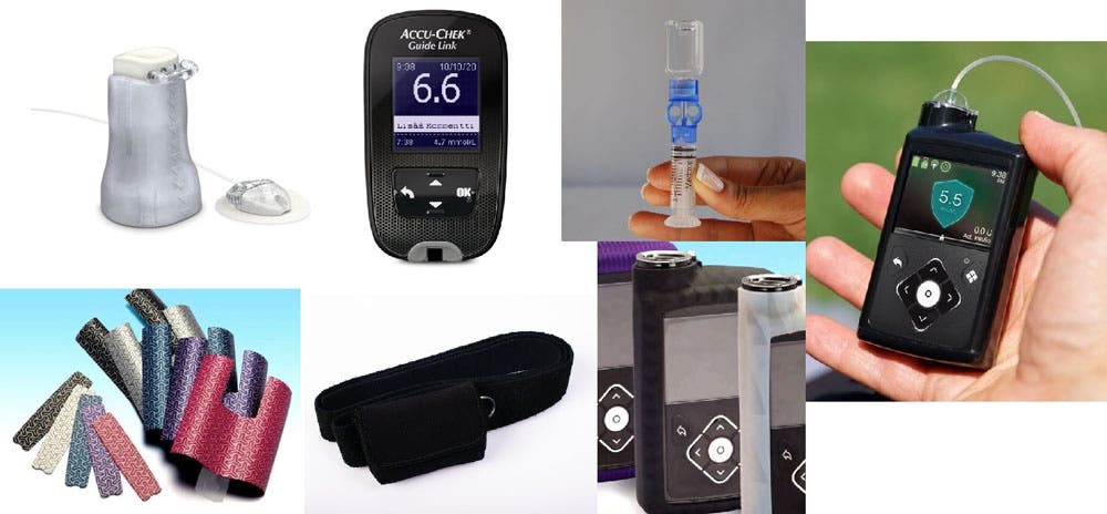 Produktbild - VF000183362 - Startpaket med insulinpump blodsockermätare och midjeväska svart