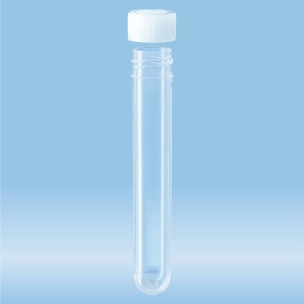 Produktbild - VF000183659 - Rör med rund botten och skruvlock PP 13x82mm