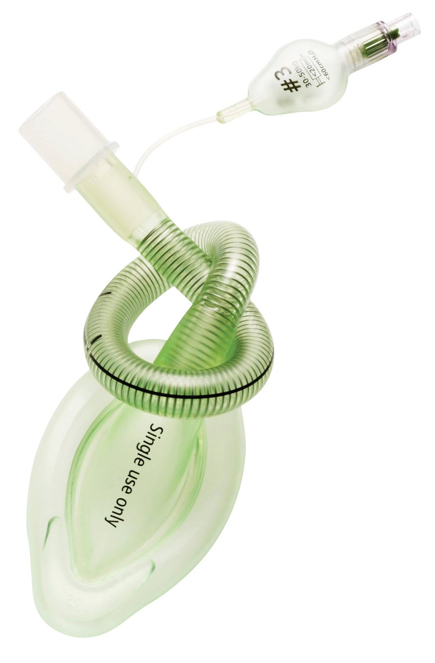 Produktbild - VF000185210 - Larynxmask med kuff rak armerad/flexibel nr 3