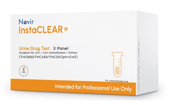 Produktbild - VF000184231 - Drogtest singelsticka för urin 3 parametrar THC 25-pack