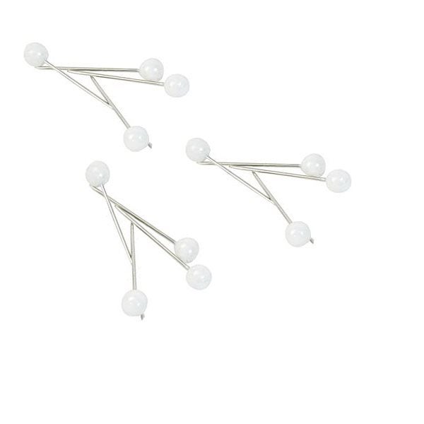 Produktbild - 58307 - Kartnål vit 4x20mm