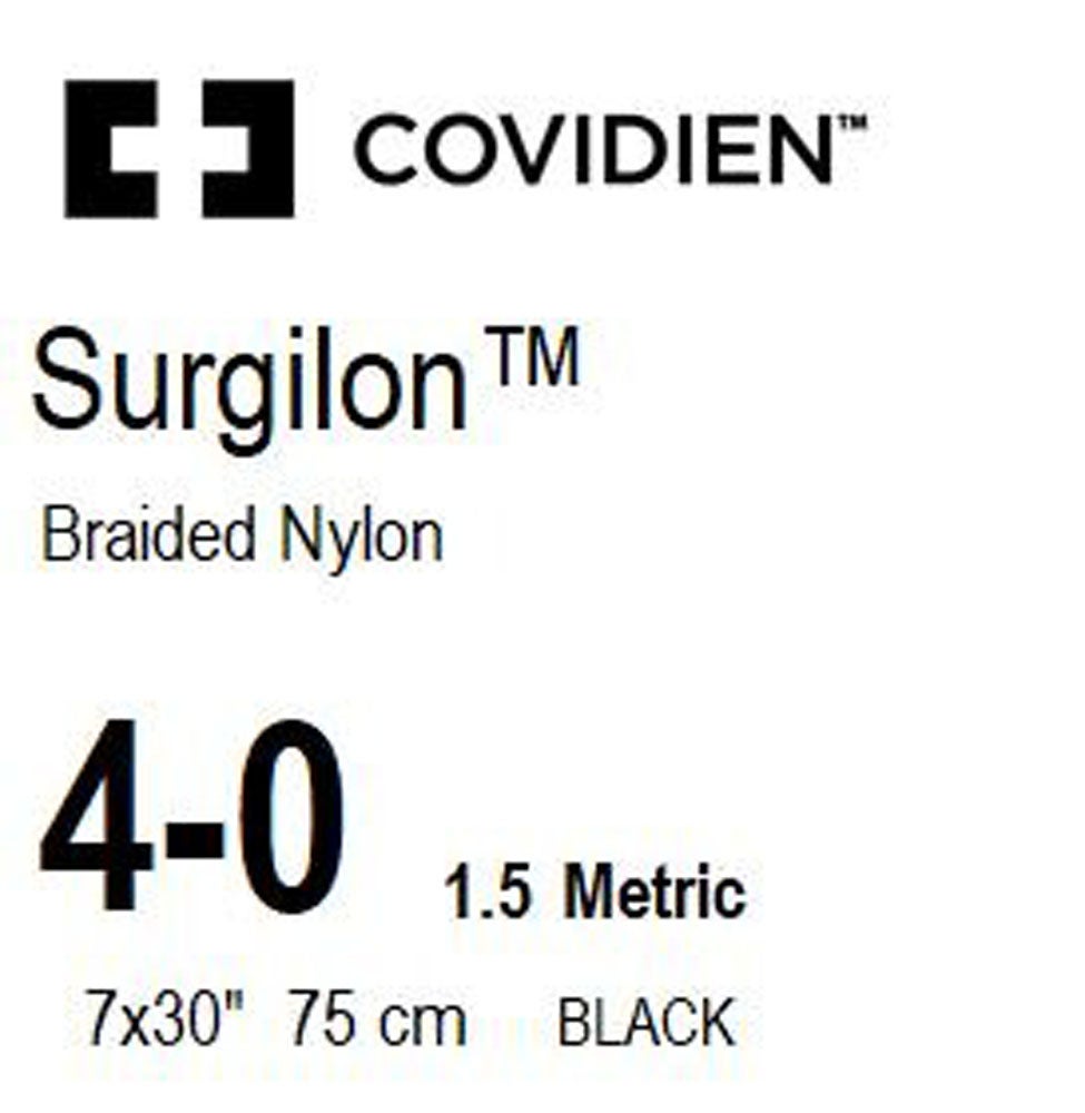 Produktbild - VF000150780 - SURGILON™ 4-0 BLACK 7x75CM PRECUT x36