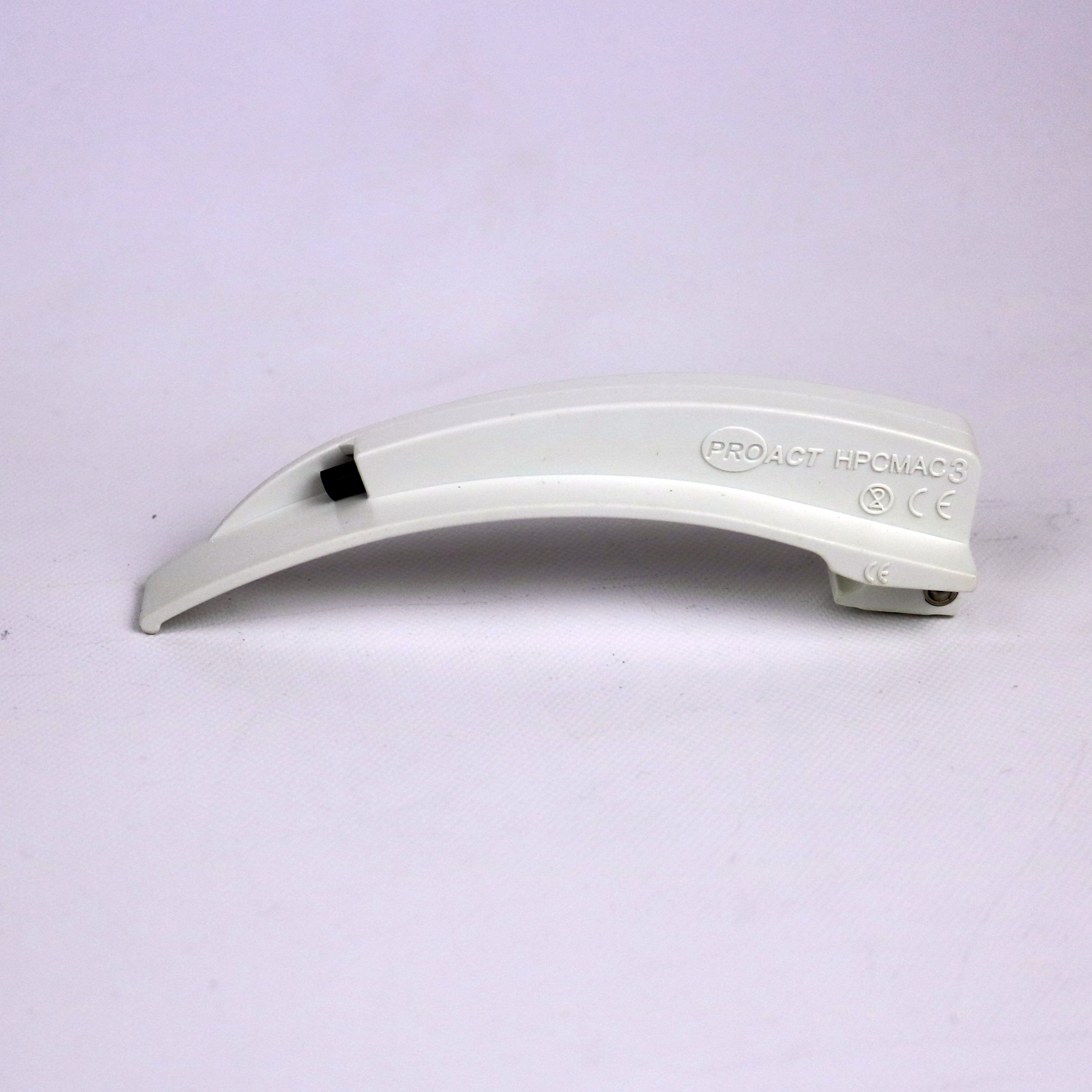 Produktbild - VF000185344 - Laryngoskopblad Macintosh nr 3 med fiberoptik plast