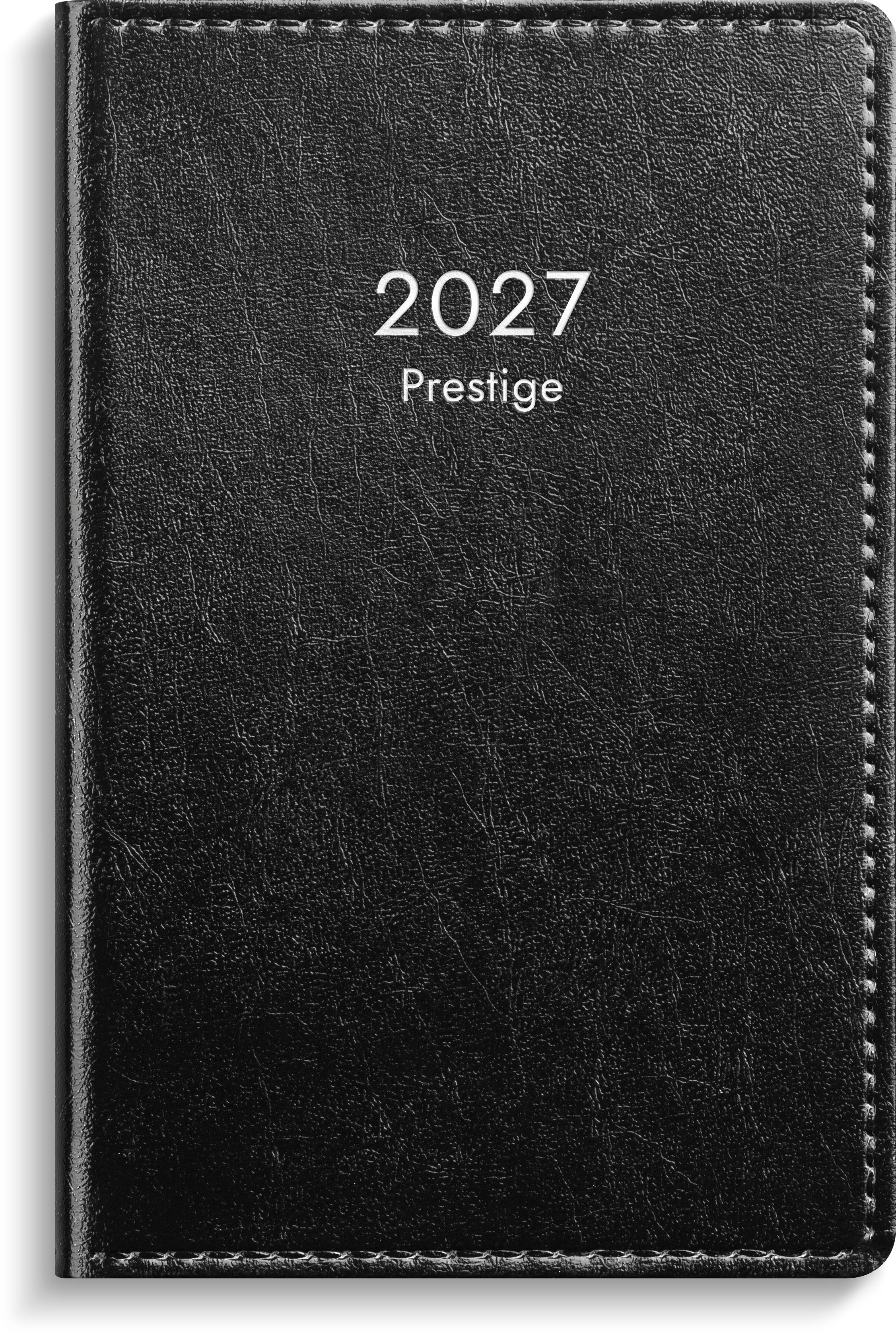 Produktbild - VF7009396 - Almanacka fickkalender konstläder 2027 1 vecka/uppslag timindelning kl 7-21 83x127mm