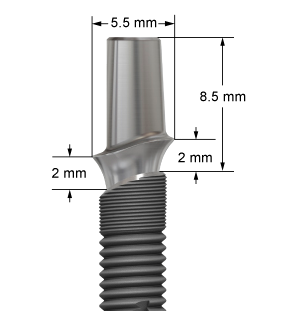 Produktbild - VF000178297 - Distans cementretinerande profile EV 4,2 5,5x2mm