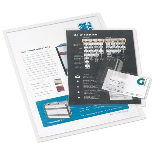 Produktbild - 84197 - Lamineringsficka självhäftande A4 312x225mm