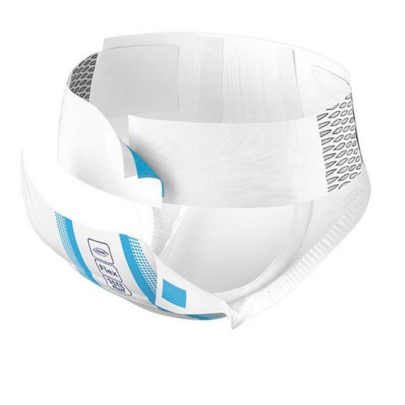 Produktbild - VF000177393 - Inkontinensskydd allt-i-ett med bältesfixering vuxen absorberande 754ml höft 105-155cm strl XL