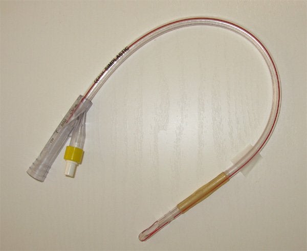 Produktbild - 83400 - Foleykateter Couvelaire 2-vägs för hematuri plast med latexcuff CH22 30ml 40cm