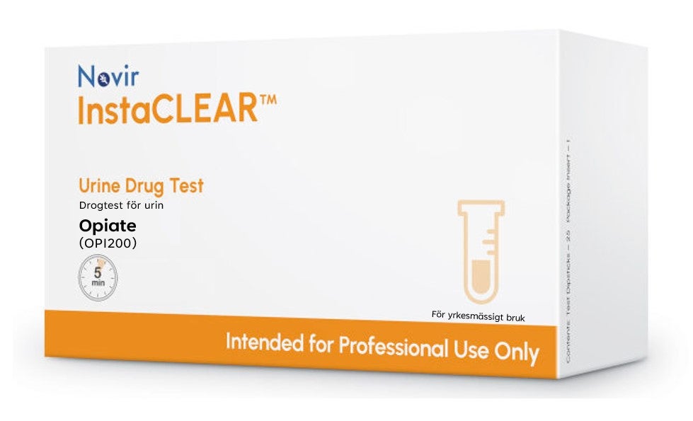 Produktbild - VF000184229 - Drogtest singelsticka för urin opiater 25-pack