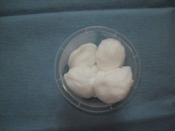 Produktbild - 60452 - Tvättset med 5 tvättorkar nonwoven 50 och skål 250ml 5