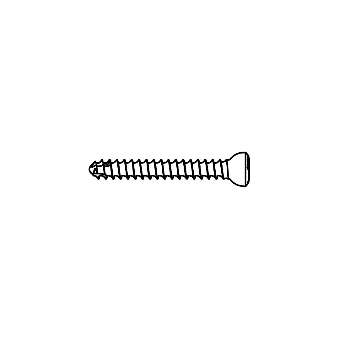 Produktbild - VF000192998 - Vinkelstabil kortikalskruv, 5,1 x 60 mm