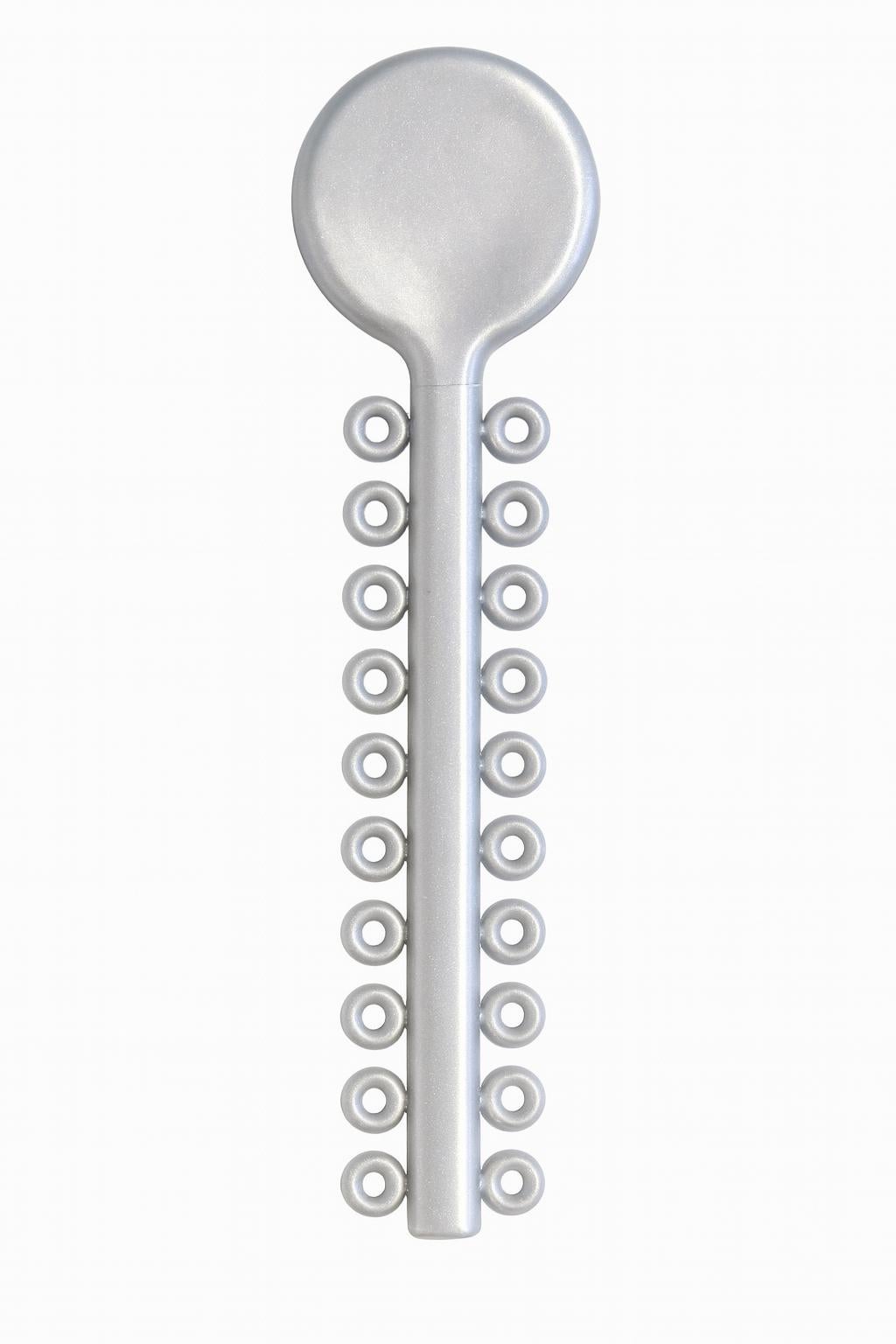 Produktbild - VF000140556 - Elastiska ligaturer metallic silver 0.012"