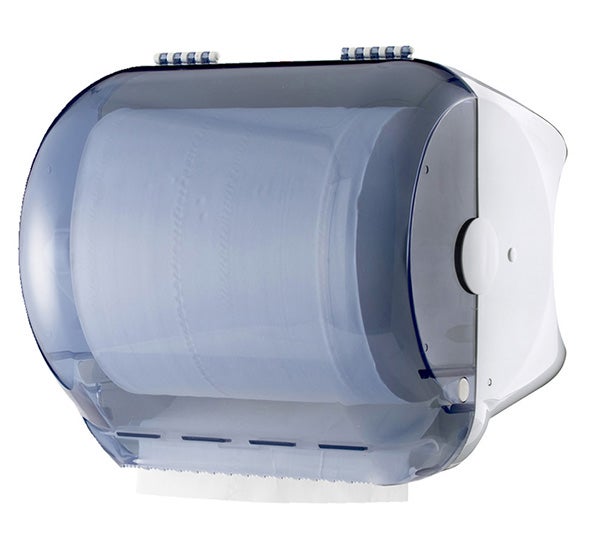 Produktbild - 64331 - Hållare för tvättlapp på rulle plast vit/blå