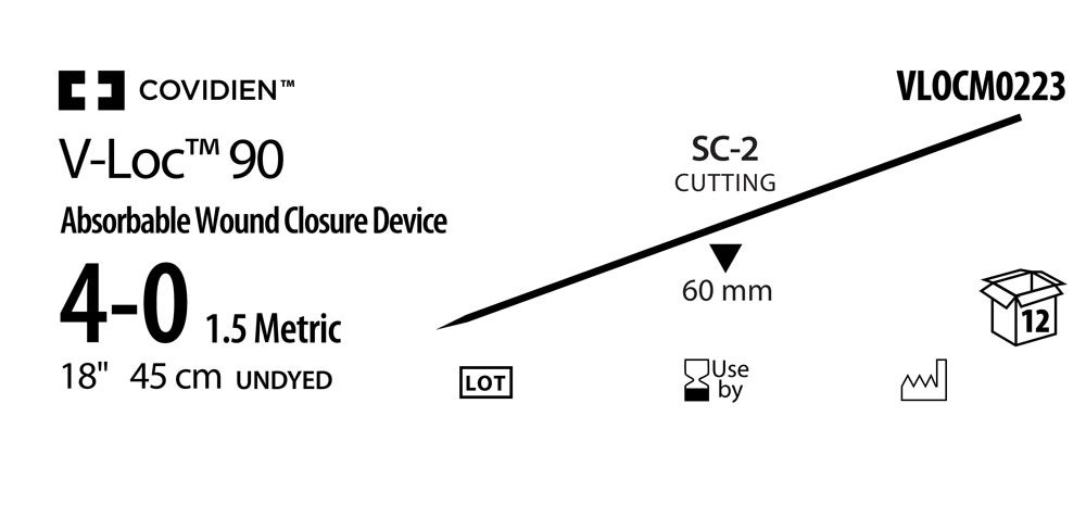Produktbild - VF000150737 - V-LOC™ 90 ABS 4-0 UND 45CM SC-2 X12