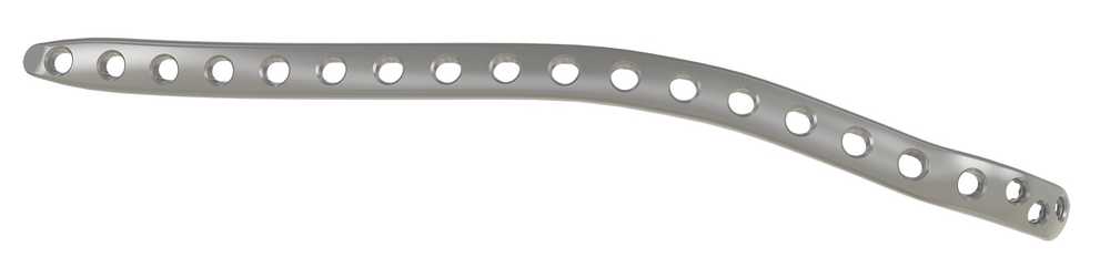 Produktbild - VF000098498 - Platta Olecranon för ulna höger 194mm 21 hål