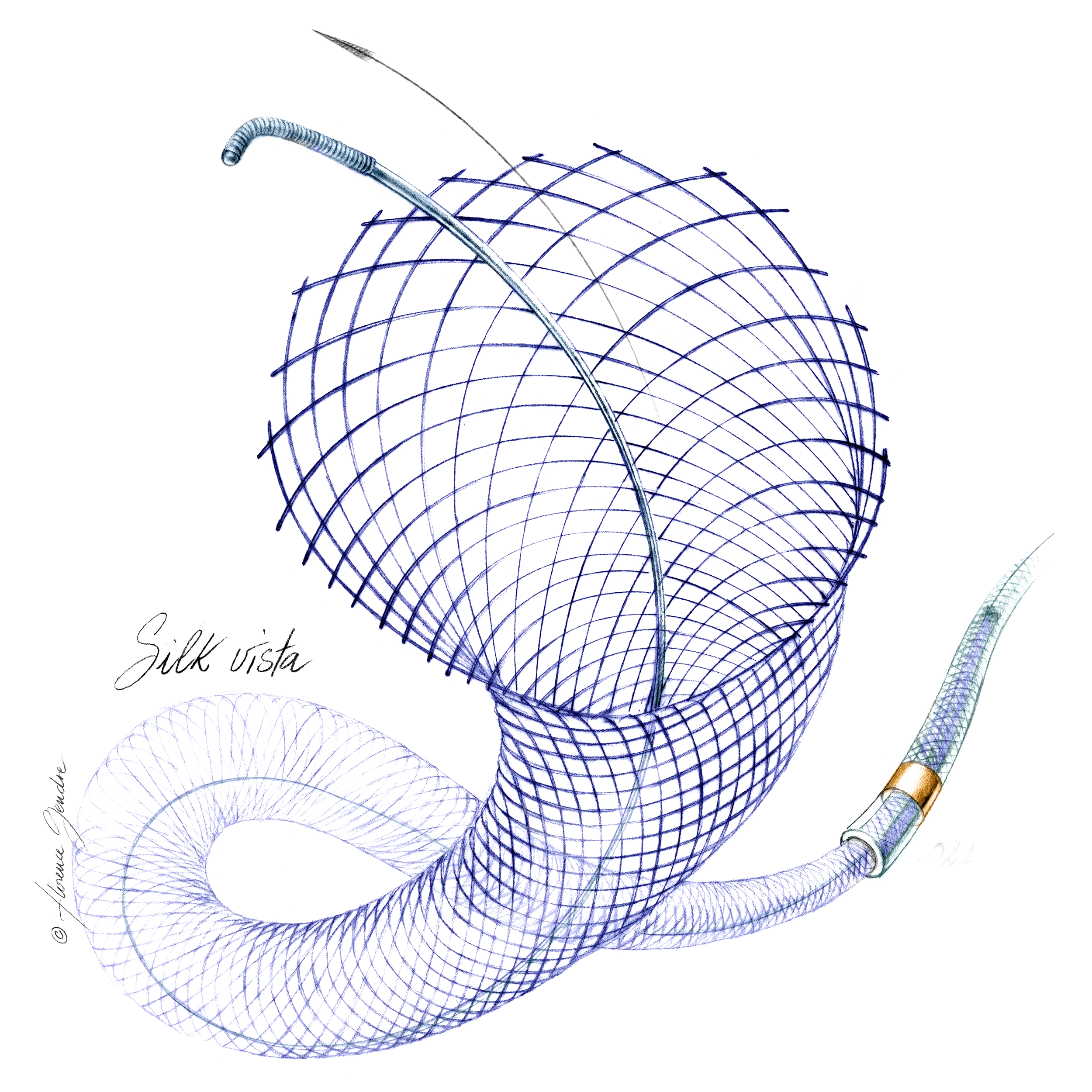 Produktbild 1 - SILK V 4,75 X 30 - Intrakraniell flow diverter Silk Vista självexpanderande platina/nitinol