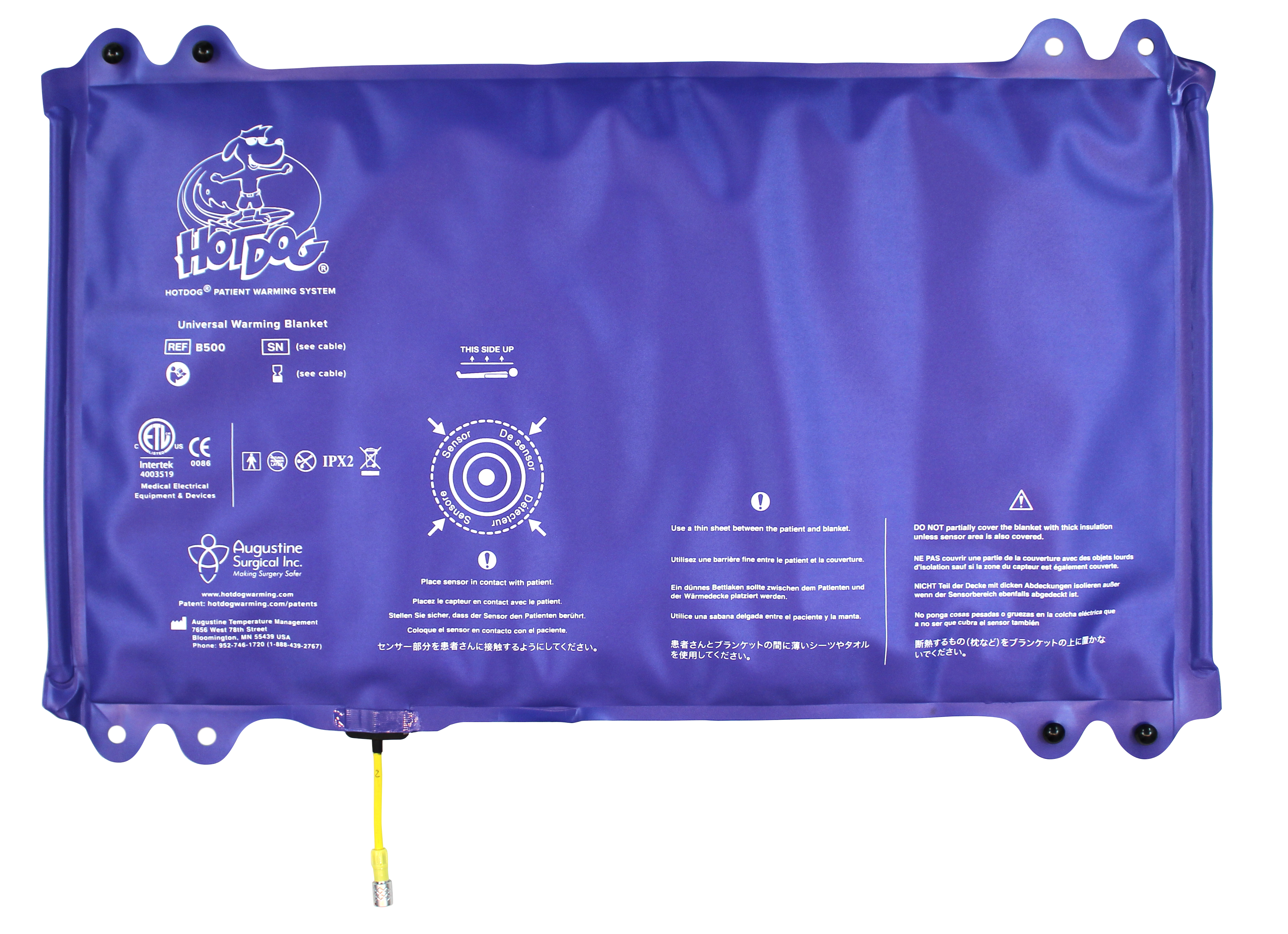 Produktbild - VF7003145 - Elvärmetäcke till HotDog, universal, överliggande 76x43cm
