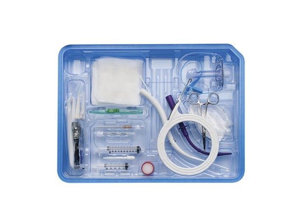 Produktbild - VF000185300 - Trakeostomikit percutant akut till trakealkanyl med sugkanal 8,0mm