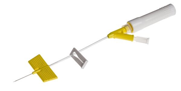 Produktbild - 51634 - Infusionskanyl för subkutan injektion och infusion med stickskydd Y-koppling och injektionsmembran 24G 0,7x19mm