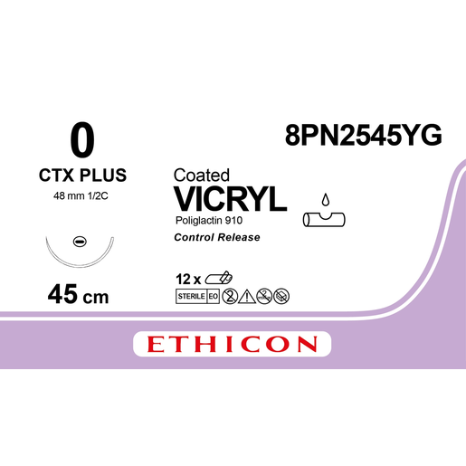 Produktbild - VF000148629 - VICRYL 0 CTX CR 8X45CM